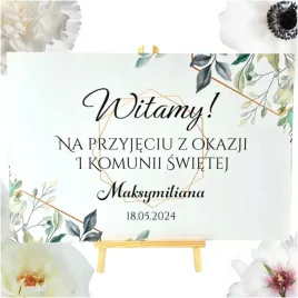 tablica-powitalna-na-komunie-komunijna-dekoracja-sali-personalizowana