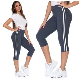 getry-damskie-3-4-legginsy-elastyczne-wygodne-miekkie-lampasy-moraj