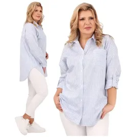 bawelniana-koszula-damska-oversize-wzor-w-paski-luzna-duze-rozmiary