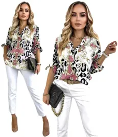 bluzka-damska-koszula-luzna-elegancka-wzorzysta-dekolt-guziki