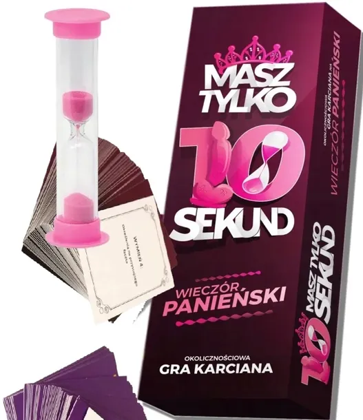GRA KARCIANA MASZ 10 SEKUND NA WIECZÓR PANIEŃSKI ZADANIA DLA PANNY MŁODEJ
