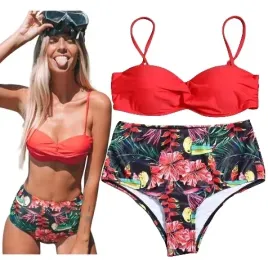 stroj-kapielowy-bikini-wysoki-stan-koronka-boho-xl