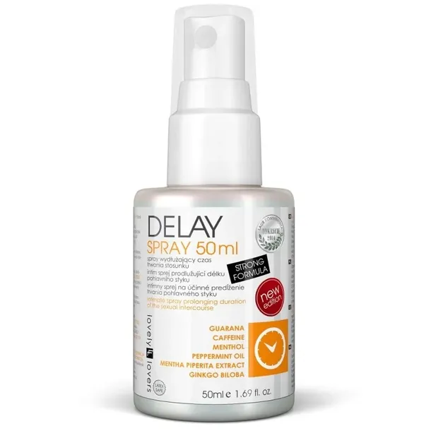 NAJMOCNIEJSZY OPÓŹNIENIE WYTRYSKU SPRAY DELAY DO PENISA MOCNY ORGASM 50ml