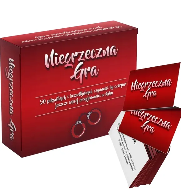 NIEGRZECZNA GRA EROTYCZNA KARCIANA DLA PAR TALIA