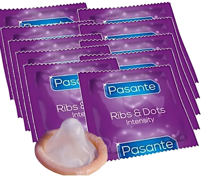 PASANTE INTENSITY PREZERWATYWY PRĄŻKOWANE 10 SZT