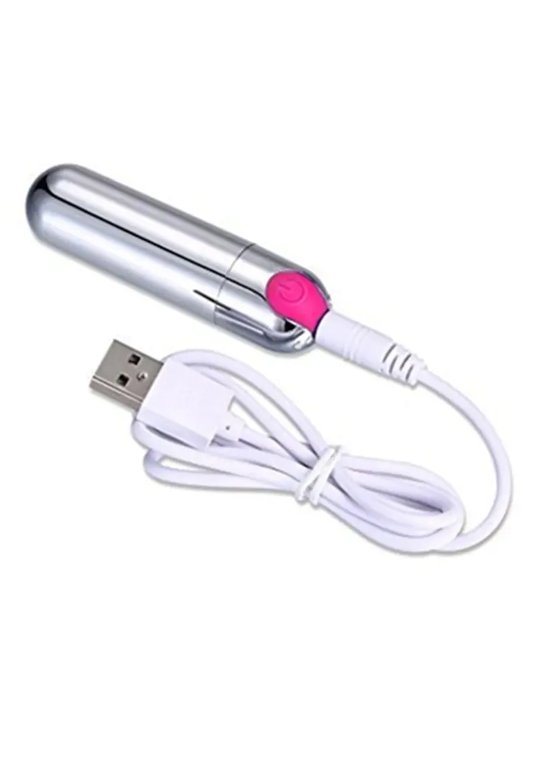 wibrator-strong-bullet-vibrator-silver-pink-usb-10-stan-nowy
