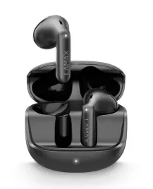 czarne-bezprzewodowe-douszne-sluchawki-lamax-bt-5-3-usb-c-zasieg-15m-dotyk