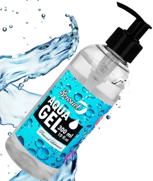 INTYMNY ŻEL NAWILŻAJĄCY LUBRYKANT AQUA GEL MEGA POŚLIZG ANAL WAGINA 300ml