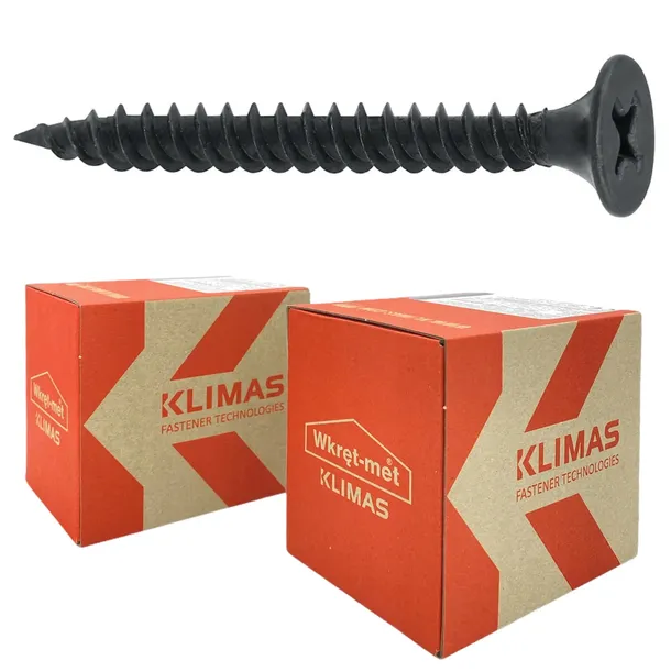 WKRĘTY DO PŁYT KARTON GIPS METAL 3,5x25 1000 sztuk