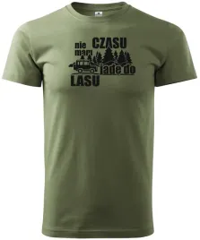 koszulka-mysliwska-oliwkowa-nie-mam-czasu-jade-do-lasu-xl