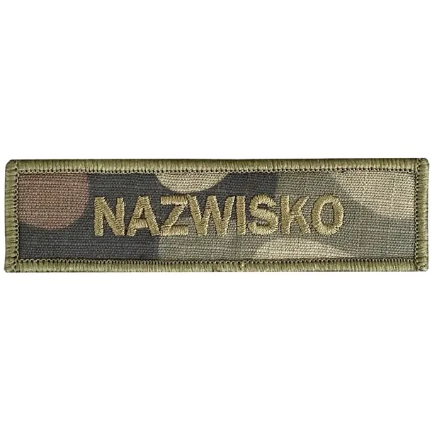 Nazwisko na mundur RZEP wzór 2024