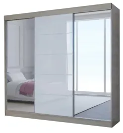 szafa-przesuwna-150x205-3d1l-sonoma-lacobel-bialy