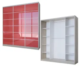 szafa-przesuwna-180-x-250-cm-3d-biala-lacobel-czerwony-szafy-na-wymiar