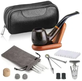 fajka-drewniana-do-tytoniu-palenia-klasyczna-zestaw-prezent-komplet