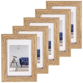 zestaw-5-szt-ramek-15x21-koloru-jasny-braz-z-mdf-posiada-passe-partout