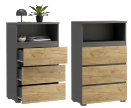 regal-na-ksiazki-biurowy-niski-neo-03-65cm-aktowy-antracyt-dab-craft