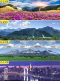 obraz-na-plotnie-panoramiczny-scienny-panorama-gor-mgla-drozka-120x40-stan-nowy-wysokosc-produktu-40-cm