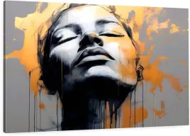 obraz-canvas-do-salonu-sypialni-abstrakcja-twarz-kobiety-120x80