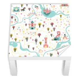naklejka-na-stolik-dla-dzieci-ikea-smok-ksiezniczka-laminowana-55x55-cm