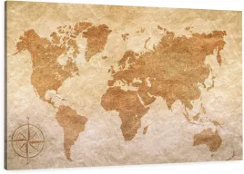 obraz-na-plotnie-canvas-na-sciane-dekoracyjny-stara-mapa-swiata-100x70-cm
