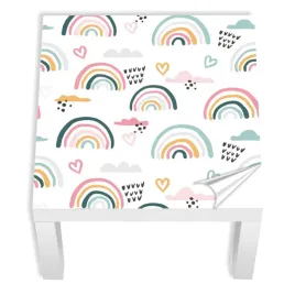 naklejka-na-stolik-dla-dzieci-ikea-pastelowa-tecza-laminowana-55x55-cm