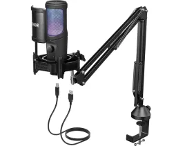 mikrofon-pojemnosciowy-kardioidalny-tonor-tc40-led-rgb-regulowane-ramie