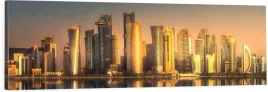 obraz-na-plotnie-panoramiczny-marina-dubai-wiezowce-widok-120x40