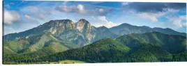obraz-na-plotnie-panoramiczny-scienny-tatry-gory-widok-na-giewont-120x40
