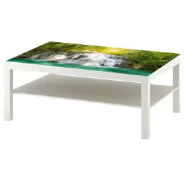 naklejka-na-stolik-kawowy-ikea-wodospad-w-lesie-slonce-laminowana-118x78-cm