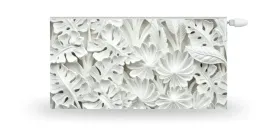 magnes-mata-na-kaloryfer-biel-kwiaty-liscie-120x60