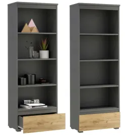 regal-na-ksiazki-biurowy-neo-01-antracyt-dab-craft-pojemny-duzy-65cm