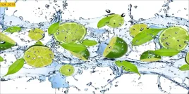 naklejki-do-kuchni-sciana-limonki-woda-laminat