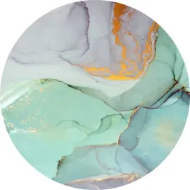 fototapeta-samoprzylepna-okragla-naklejka-scienna-marmur-turkus-marble
