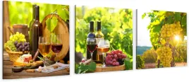 obraz-na-plotnie-tryptyk-do-kuchni-jadalni-scienny-wino-winnica-winogron