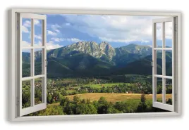 obraz-widok-przez-okno-zakopane-panorama-70x50