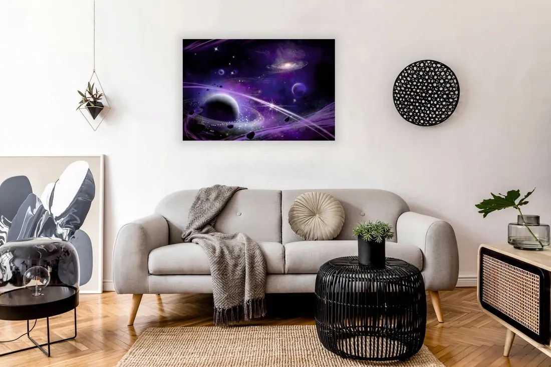 obraz-na-plotnie-kosmos-planety-70x50