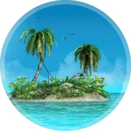 mata-podkladka-pod-krzeslo-okragla-wyspa-morze-ocean-woda