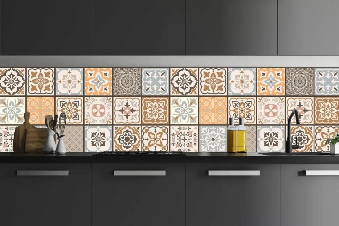 fototapeta-do-kuchni-patchwork-brazowy-180x60cm