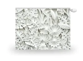 magnes-mata-na-kaloryfer-biel-kwiaty-liscie-100x60