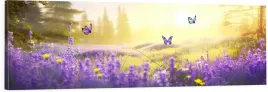 obraz-na-plotnie-do-salonu-panoramiczny-natura-kwiaty-laka-lawenda-120x40