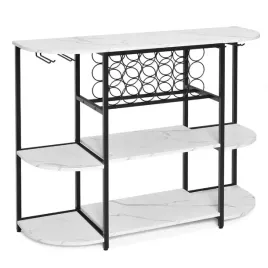 stojak-na-wino-z-uchwytem-na-kieliszki-costway-120-x-40-x-91-cm