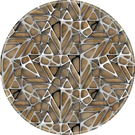 mata-ochronna-pod-fotel-okragla-100cm-srebrny-wzor