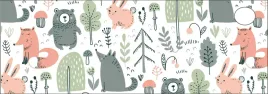 mata-na-biurko-ikea-micke-142x50-zwierzatka-mis