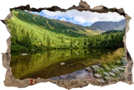 fototapeta-dziura-3d-naklejka-scienna-gory-jezioro