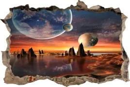 fototapeta-dziura-3d-naklejka-na-sciane-kosmos-noc