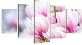 tryptyk-5czesci-na-sciane-do-salonu-magnolia-kwiat