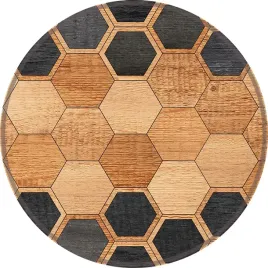 mata-pod-fotel-okragla-100cm-plaster-miodu-drewno
