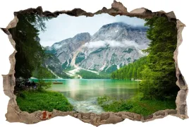 fototapeta-dziura-3d-naklejka-jezioro-gorskie-gory