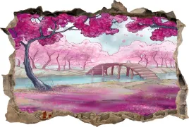 fototapeta-dziura-3d-naklejka-scienna-rozowy-obraz
