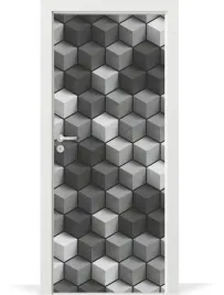 folia-fototapeta-na-drzwi-wzor-geometryczny-3d